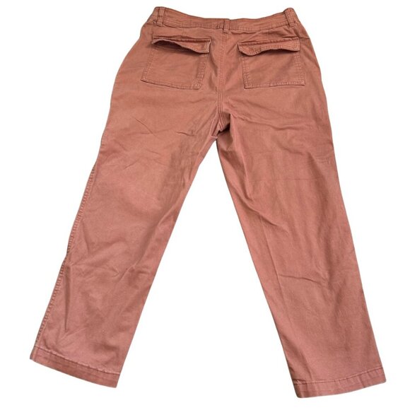 A NEW DAY pinky tan cargo cropped pants size 14 - Picture 2 of 6